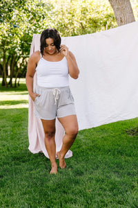 Ave Shops Bottoms 24/7 Shorts In Heather Gray