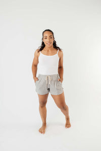Ave Shops Bottoms 24/7 Shorts In Heather Gray