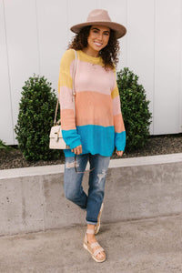 Ave Shops Top A Block of Sunshine Sweater