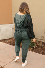 Ave Shops Tops A Cozy Hooded Top in Hunter Green