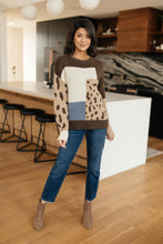 Ave Shops Tops A Mix of Colorblock Top