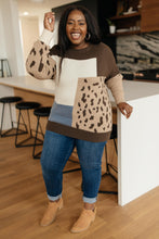 Ave Shops Tops A Mix of Colorblock Top