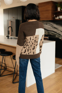 Ave Shops Tops A Mix of Colorblock Top