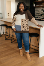 Ave Shops Tops A Mix of Colorblock Top