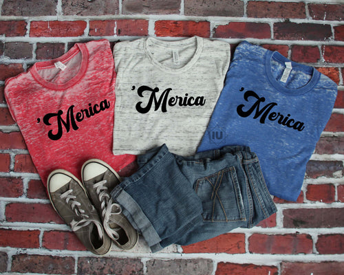 InkedUpApparel 'Merica Graphic Tees