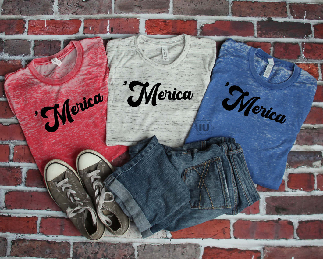 InkedUpApparel 'Merica Graphic Tees